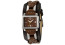 Watch strap Fossil JR1034 Leather Brown 17mm
